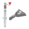 Bulldog 5K Trailer Jack & 7K Coupler Bundle - Quality Axles Bulldog Trailer Jack Bundle, 5K Round A-Frame, Topwind Lift, 7K Collar-Lok Coupler