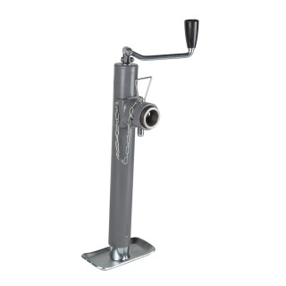 Bulldog 4x 5K Pipe Mount Swivel Trailer Jacks with Topwind Handle and 10" Lift Bulldog 5K Topwind Pipe Mount Swivel Trailer Jack Set – 4-Pack with 10" Lift