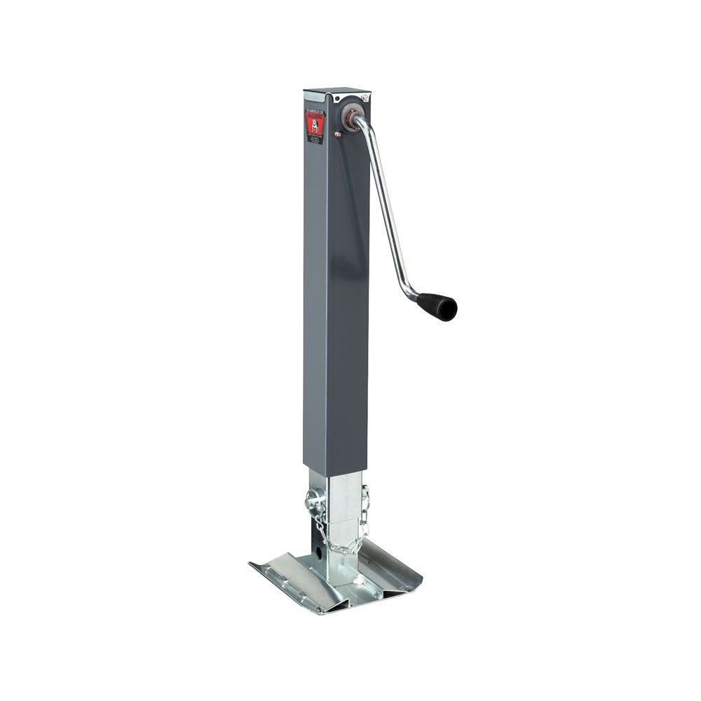 8× Bulldog 10,000 lb Sidewind Square Trailer Jack 15″ Lift Footplate Bundle Bundle of 8 Bulldog 10K Square Trailer Jacks with 15 Inch Sidewind Lift and Footplate