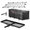 CURT trailer hitch cargo carrier kit with folding tray, bag, net, and lock for 2-inch receiver CURT 60x20 folding hitch cargo carrier kit with bag, net, and locking hitch pin