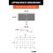 CURT 48x20 Tray-Style Cargo Carrier & 43x24 Net – Fits 1-1/4" & 2" Hitches CURT 48x20 hitch tray cargo carrier bundle with elastic cargo net on vehicle