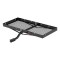 CURT 48x20 Tray-Style Cargo Carrier & 43x24 Net – Fits 1-1/4" & 2" Hitches CURT 48x20 hitch tray cargo carrier bundle with elastic cargo net on vehicle