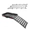 CURT 50x30.5 Hitch Carrier with Folding Ramp & Cargo Net - 500 lb Capacity CURT Aluminum Hitch Cargo Carrier with Ramp and Cargo Net for 2-Inch Receiver