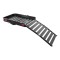 CURT Aluminum Hitch Cargo Carrier Bundle (Ramp + Net + Lock) CURT 50x30.5 Aluminum Hitch Carrier with Ramp, Cargo Net, and Lock