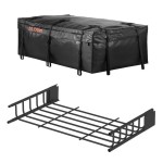 CURT 21x37 Roof Extension and 59x34 Cargo Bag – for Roof Basket 18115 CURT Roof Rack Extension with Weatherproof Cargo Bag – Fits 18115 Basket