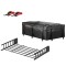 CURT 21x37 Roof Rack Extension Kit with Vinyl Cargo Bag and Tie-Down Straps CURT Roof Rack Extension with Cargo Bag and Ratchet Straps – Fits 18115 Basket