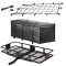 CURT Basket Hitch Carrier – 60"x24" w/ Bag, Net & Lock, Fits 2" Receiver CURT 60x24 Fixed Shank Basket Hitch Cargo Carrier with Weatherproof Bag, Net, and Hitch Lock