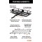 CURT Folding Basket Hitch Carrier – 60"x24" w/ Bag, Net & Lock, 2" Receiver CURT 60x24 Folding Basket Hitch Cargo Carrier with Weatherproof Bag, Net, and Hitch Lock