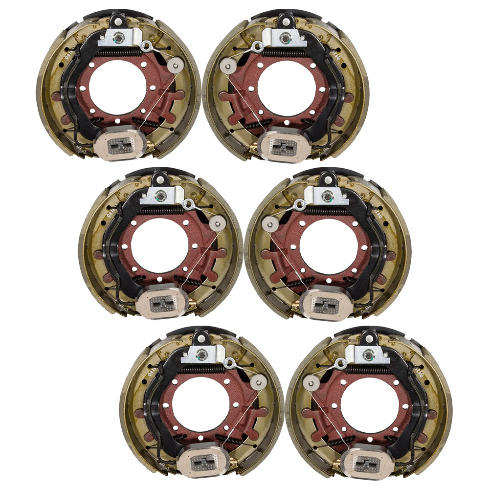 Lippert 10K triple electric brake kit with 8 on 6.5 drums, 12.25 × 3.38 for 10,000-lb axles