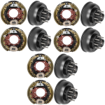 Lippert 10K triple electric brake kit with 8 on 6.5 drums, 12.25 × 3.38 for 10,000-lb axles