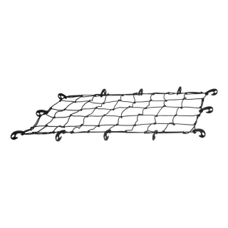 CURT Lightweight Aluminum Hitch Carrier – 49"x22.5" w/ Net & Lock CURT 49x22.5 Black Aluminum Hitch Cargo Carrier Bundle with Net and Lock