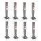 Bulldog 8-Pack 12K Square Trailer Jacks with 26" Lift and Drop Legs