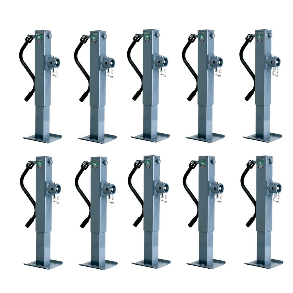 Bulldog 10-pack 12K square trailer jacks with sidewind handle