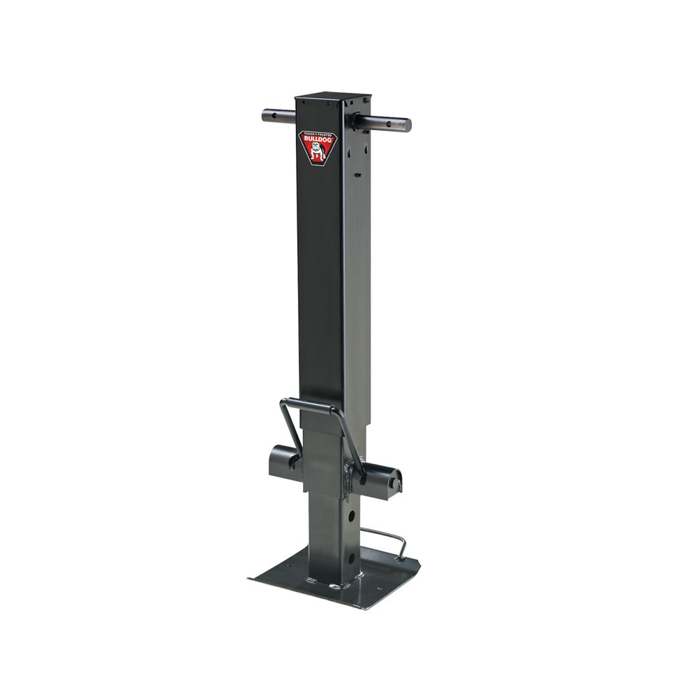 Bulldog 25K Square Trailer Jack 4-Pack Sidewind Drop Leg Non-Spring Return