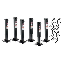 VIP 1 Trailer Jack Package 25K Rating Per Jack w/ Handles