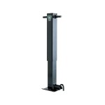 Bulldog 12K Square Trailer Jack with Sidewind Handle 12.5" Travel, Spring Return, 12,000 lbs Capacity