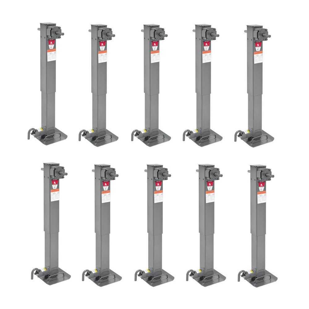 Bulldog 12K 2-Speed Square Trailer Jack Planetary Gearbox 26″ Lift Pack of 10 Bulldog 12K Two-Speed Square Trailer Jack with Planetary Gearbox Pack of 10