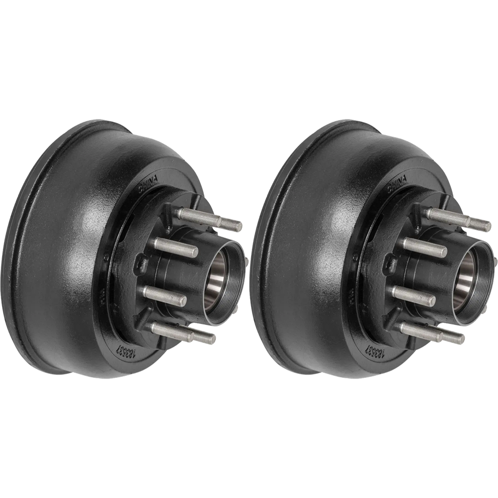 Lippert 10,000‑lb 12‑1/4×3‑3/8 cast‑iron trailer brake drum pair – fits Dexter, Alko, Rockwell axles