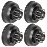 Lippert 10,000 lb 12‑1/4×3‑3/8 trailer brake drum 4‑pack fits Dexter Alko Rockwell