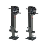 Bulldog Twin Cam 2-Speed Square Trailer Jack 25K 2-Pack