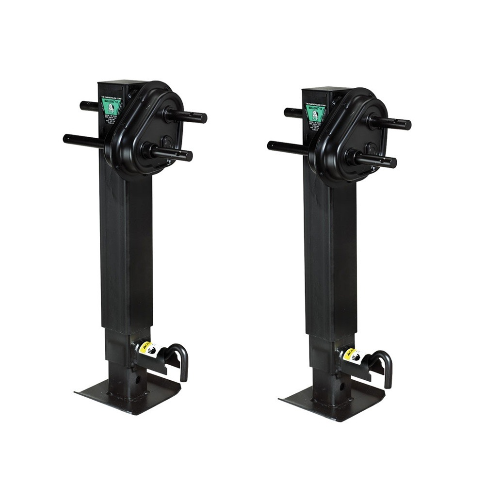 Bulldog 2-Speed 12K Square Trailer Jack – 26″ Lift (2-Pack) Bulldog 2-Speed 12K Square Trailer Jack with Spring Return and Traditional Gearbox