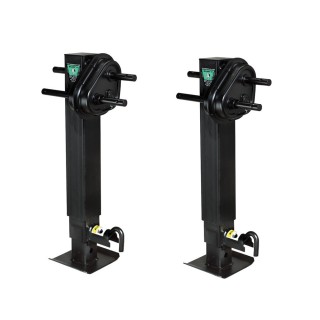 Bulldog 2-Speed 12K Square Trailer Jack – 26″ Lift (2-Pack) Bulldog 2-Speed 12K Square Trailer Jack with Spring Return and Traditional Gearbox