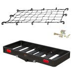 CURT 49 x 22 ActiveLink Aluminum Hitch Cargo Carrier with Net and Anti-Rattle Pin CURT 49 x 22 ActiveLink Aluminum Hitch Cargo Carrier with Net and Anti-Rattle Pin