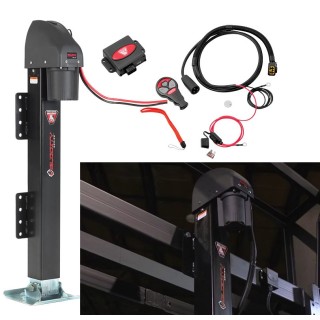 Bulldog 185400 Wireless 12K High Speed Powered Electric Trailer Jack Stand Landing Gear Velocity Series 24" Lift w/ Remote Bulldog Wireless 12K High Speed Powered Electric Trailer Jack Stand Landing Gear Velocity Series 24" Lift w/ Remote