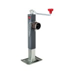 Bulldog 8K square trailer jack topwind tubular swivel mount 10 inch lift bundle of 8
