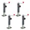 Bulldog 8K lb square trailer jack with tubular swivel mount and 10″ lift – pack of 4