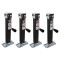 Bulldog 5K Square Trailer Jack Bundle with 10 Inch Lift and Sidewind Handle