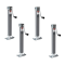 4-Pack Bulldog 5,000 lb Square Trailer Jacks Sidewind Footplate Bulldog 5K square trailer jack sidewind footplate bundle of 4