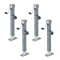 Bulldog 5K Square Pipe Mount Swivel Trailer Jacks – 15" Lift, 4 Pack Bulldog 4-Pack 5K Square Swivel Trailer Jacks with Pipe Mount and 15" Lift