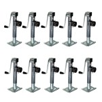 Bulldog 7K Round Swivel Pipe Mount Trailer Jack 10″ Sidewind Pull Pin Bulldog 7K Round Pipe Mount Swivel Trailer Jack 10in Sidewind Pull Pin – Pack of 10