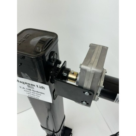 Magnum Lift Systems two-speed electric jack conversion kit for trailers, heavy-duty power jack upgrade