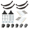 Lippert Tandem Axle 3,500 lb 1.75" Tube Suspension Kit, 4,000 lb Leaf Springs, Tall Equalizer