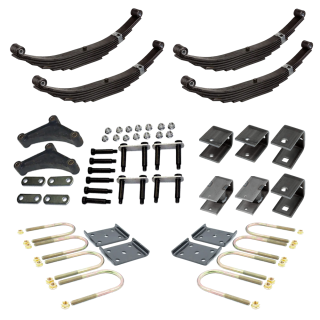 Lippert Tandem Axle Suspension Kit 3,500-lb, 3" Tube, 4,000-lb Leaf, Long Equalizer
