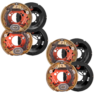 Lippert 4-Pack 12.25 x 3.38 Electric Trailer Brake Assemblies for 8,000-lb Tandem Axles