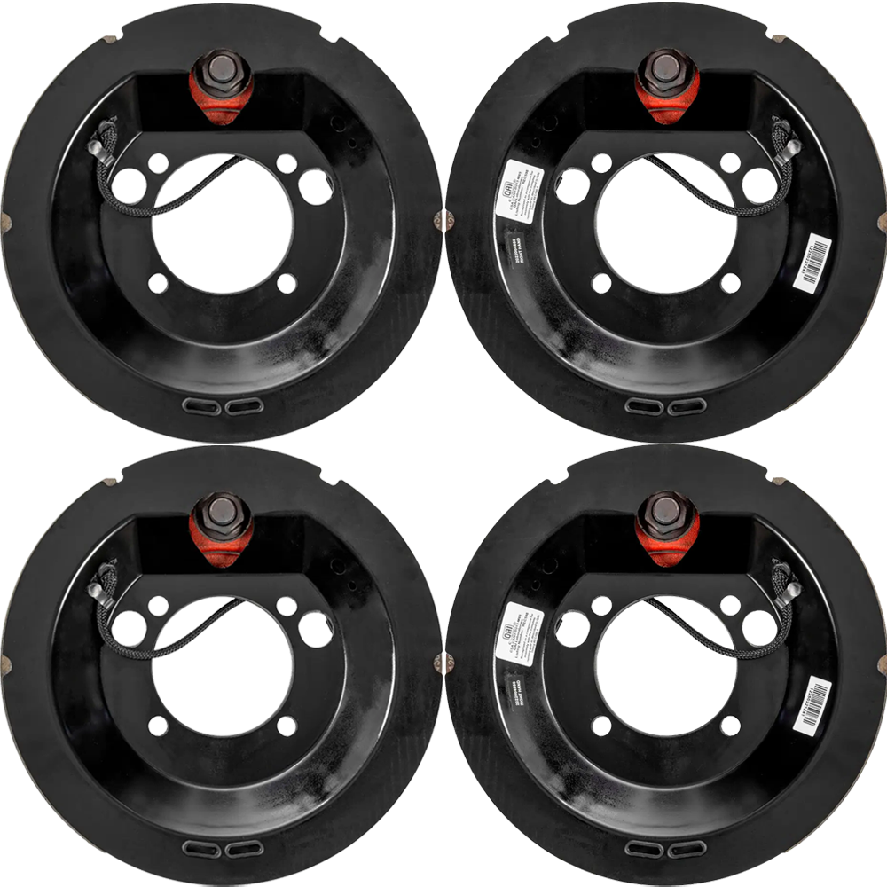 Lippert 4-Pack 12.25 x 3.38 Electric Trailer Brake Assemblies for 8,000-lb Tandem Axles