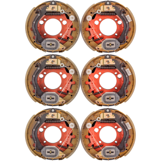 Lippert 6-Pack 12.25 x 3.38 Electric Trailer Brake Assemblies for 8,000 lb Triple Axle