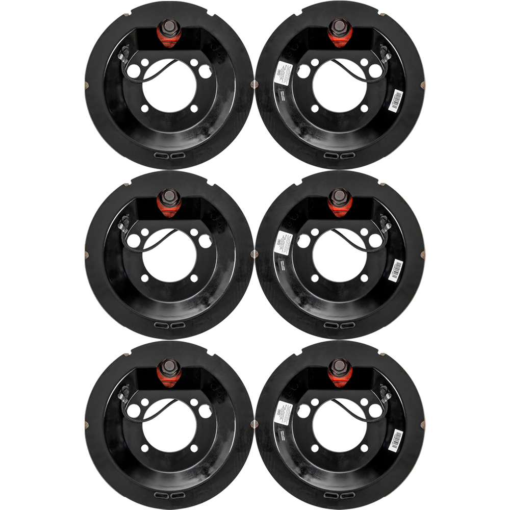 Lippert 6-Pack 12.25 x 3.38 Electric Trailer Brake Assemblies for 8,000 lb Triple Axle