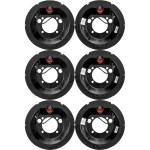 Lippert 6-Pack 12.25 x 3.38 Electric Trailer Brake Assemblies for 8,000 lb Triple Axle