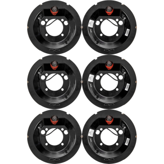 Lippert 6-Pack 12.25 x 3.38 Electric Trailer Brake Assemblies for 8,000 lb Triple Axle