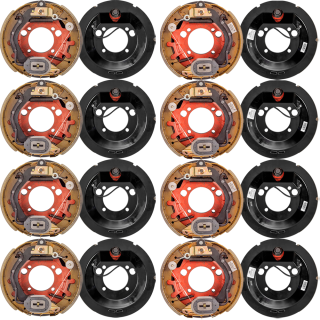 Lippert 8-Pack 12.25 x 3.38 Electric Trailer Brake Assemblies for 8K Axle