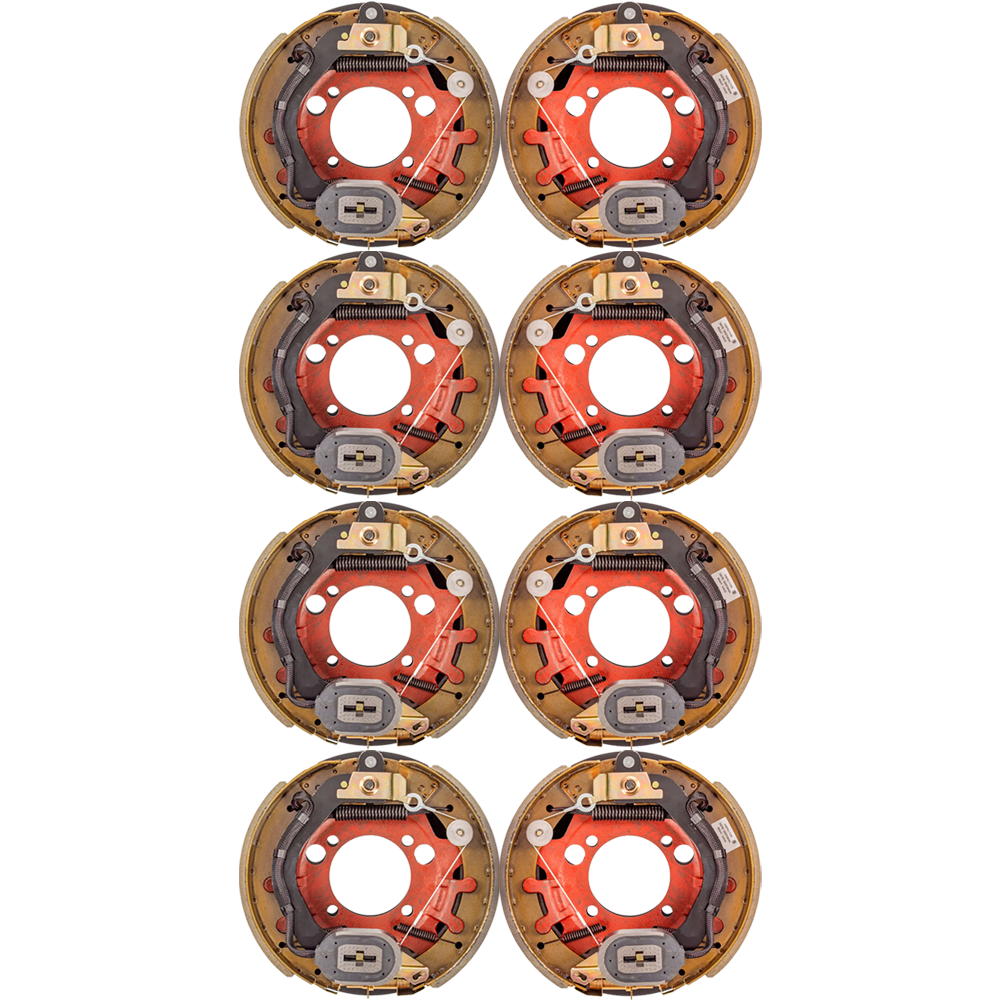 Lippert 8-Pack 12.25 x 3.38 Electric Trailer Brake Assemblies for 8K Axle