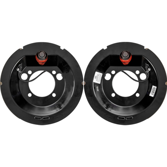 Lippert 12.25 x 3.38 Electric Trailer Brake Assembly Kit Left Right 8K 4-Bolt