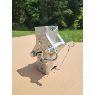 HDPB230101 Fulton Fold-Away Trailer Coupler Swing-Away Hinge Kit Bolt On 5000 lbs. Capacity 2 inch x 3 inch Fulton 2" x 3" Bolt-On Trailer Hinge Kit Fold-Away Coupler 5,000 lbs Tongue Frame