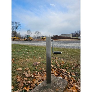 Fulton 2,500 lb Trailer Jack 15" Lift - UFINISHED No Mount No Drop Leg No Cap Fulton 2,500 lb Trailer Jack 15" Lift - UFINISHED No Mount No Drop Leg No Cap