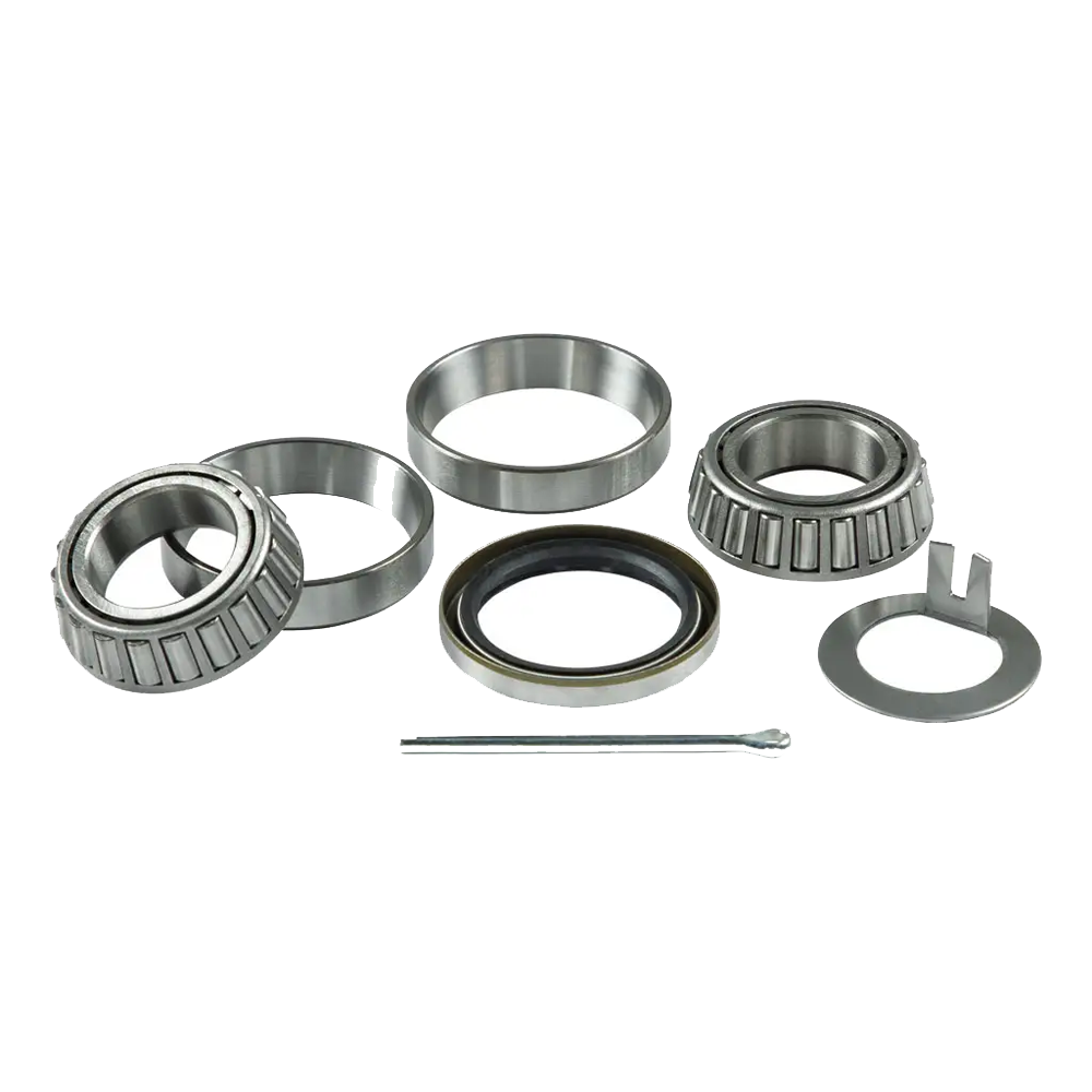 Lippert 7" x 1.25" Brake, Hub & Bearing Kit – 2,200-lb RH Axle – Dexter / AL-KO lippert 7x1.25 electric brake hub bearing kit 5 on 4.5 2200-lb right-hand axle dexter al-ko compatible