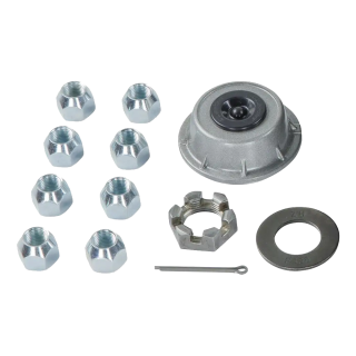 Lippert 12 x 2 Brake & Hub Assembly for 7k Axles Lippert 12 x 2 Electric Trailer Brake with Pre-Greased 8 on 6.5 Hub for 7,000-lb Axles